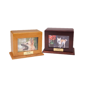 Framed Photo Urn Horizontal Image