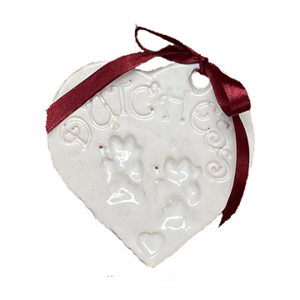 Ceramic Paw Print Image