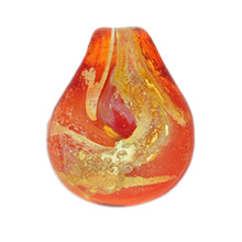 Coral Handmade Glass Pendant Image