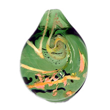 Emerald Handmade Glass Pendant Image