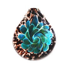 Havana Moon Handmade Glass Pendant Image